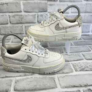 Nike Air Force 1 Low Pixel White Leopard Women's Size 5.5 Lifestyle Sneakers